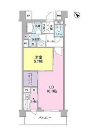 ブローテ大倉山 319 間取り図