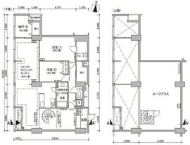 東雲キャナルコートCODAN 12-1401 間取り図