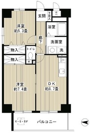 ウイングス・ハイ亀戸 703 間取り図
