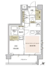 リビオレゾン渋谷笹塚 4階 間取り図