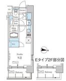 パークアクシス東高円寺 508 間取り図