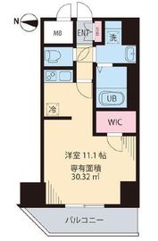ルアナ亀戸 405 間取り図