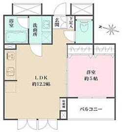 マーサル中野坂上 302 間取り図