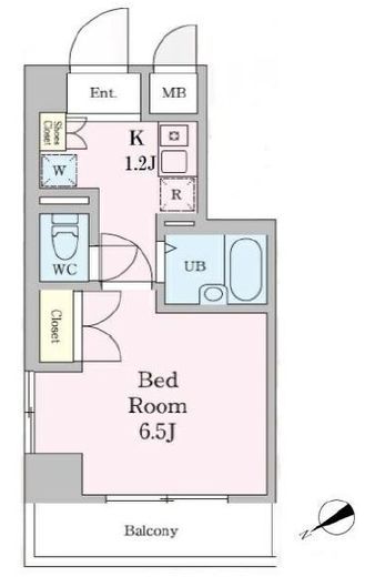 KDXレジデンス横浜関内 10階 間取り図