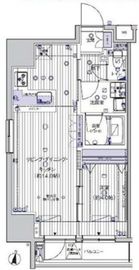 ヴァレッシア上野North CityⅡ 5階 間取り図