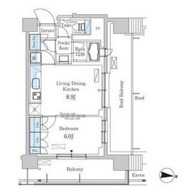 パークアクシス東高円寺 805 間取り図