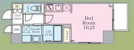 Esperia (エスペリア) 404 間取り図