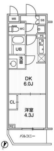 LIME RESIDENCE HIKIFUNE (ライムレジデンス曳舟) 501 間取り図