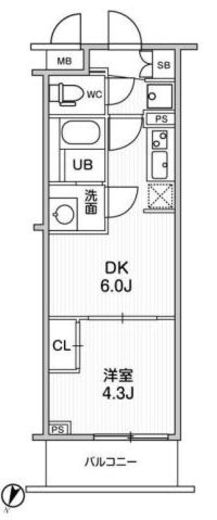 LIME RESIDENCE HIKIFUNE (ライムレジデンス曳舟) 202 間取り図