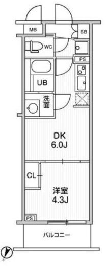LIME RESIDENCE HIKIFUNE (ライムレジデンス曳舟) 510 間取り図