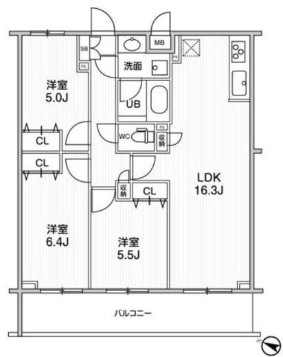 LIME RESIDENCE HIKIFUNE (ライムレジデンス曳舟) 513 間取り図