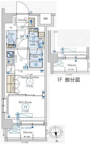 GENOVIA赤羽 (ジェノヴィア赤羽) 3階 間取り図