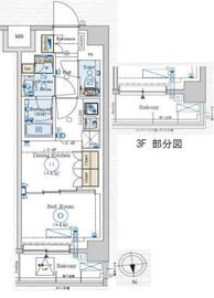 GENOVIA赤羽 (ジェノヴィア赤羽) 4階 間取り図