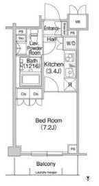 コンフォリア駒場 107 間取り図