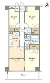 グランフォンテ 804 間取り図