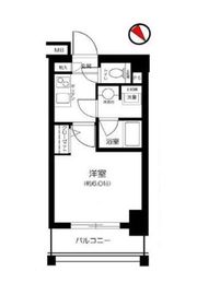 ガーラ・アヴェニュー渋谷 3階 間取り図