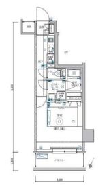 LEXE AZEST横濱関内 9階 間取り図