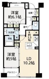 シティハウス中野新橋 4階 間取り図