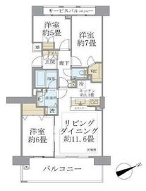 プラウド駒込 9階 間取り図