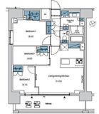 ザ・パークハビオ目白タワー 1804 間取り図