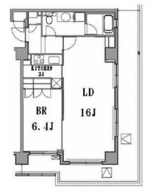 The Hermitage (ザ・ハーミティッジ) 4F1 間取り図