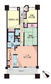 ビーズタワー橋本E棟 14階 間取り図