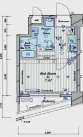 メインステージ中目黒 11階 間取り図