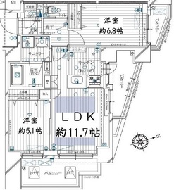 レガリス用賀 2階 間取り図