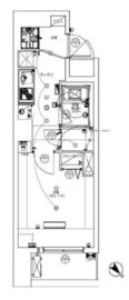 ミリアレジデンス赤坂 703 間取り図