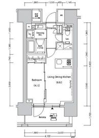 ザ・パークハビオ目白タワー 810 間取り図
