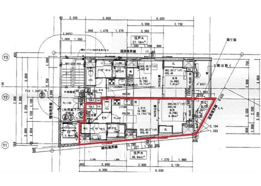 ミライズ横濱桜木町レジデンス 401 間取り図