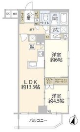 エクセレントシティ文京江戸川橋 4階 間取り図