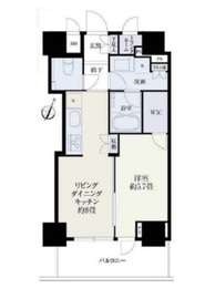 レフィール神保町 9階 間取り図