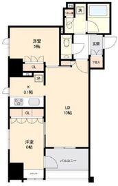 ジオ千代田大手町 12階 間取り図