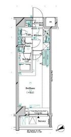 ガリシアレジデンス松陰神社 6階 間取り図