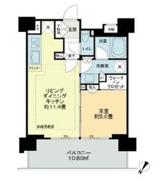 シティテラス横浜 ノース棟 7階 間取り図