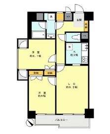 藤和シティホームズ小石川 5階 間取り図