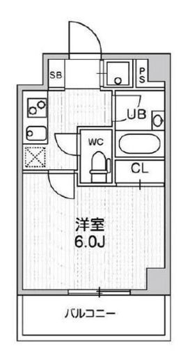 コンシェリア新橋 11階 間取り図