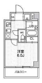 コンシェリア新橋 11階 間取り図
