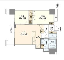 THE YOKOHAMA FRONT TOWER (ザ・ヨコハマフロントタワー) 30階 間取り図