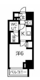スパシエヴァロル品川荏原 6階 間取り図