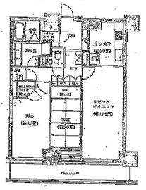 Wコンフォートタワーズ EAST 23階 間取り図