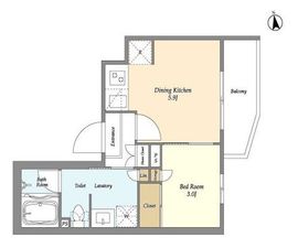ベルファース三軒茶屋 312 間取り図
