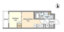 ベルファース三軒茶屋 303 間取り図