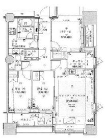 アトラスタワー西新宿 8階 間取り図