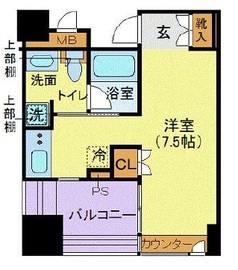 ザ・タワー芝浦 10階 間取り図