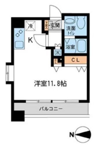 HF錦糸町レジデンス 1004 間取り図