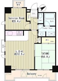 WOOD PALACE 401 間取り図