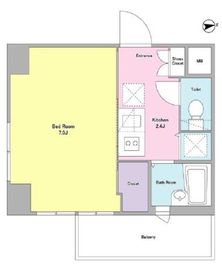 エル・フローラ常磐松 602 間取り図