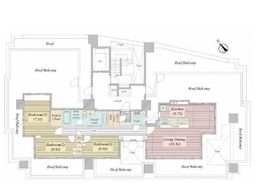 ライオンズ鶯谷マークスフォート 13階 間取り図